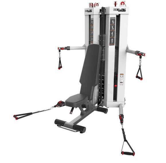 澳沃OURSLIFE 推肩推胸绳动训练站FTM5102商用健身房专用综合训练器健身器材 送货到家