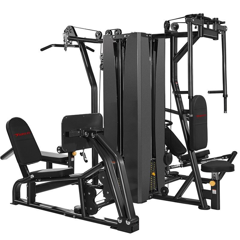 澳沃OURSLIFE商用组合多功能健身器材四人站168综合训练器械健身房专用 健身器材